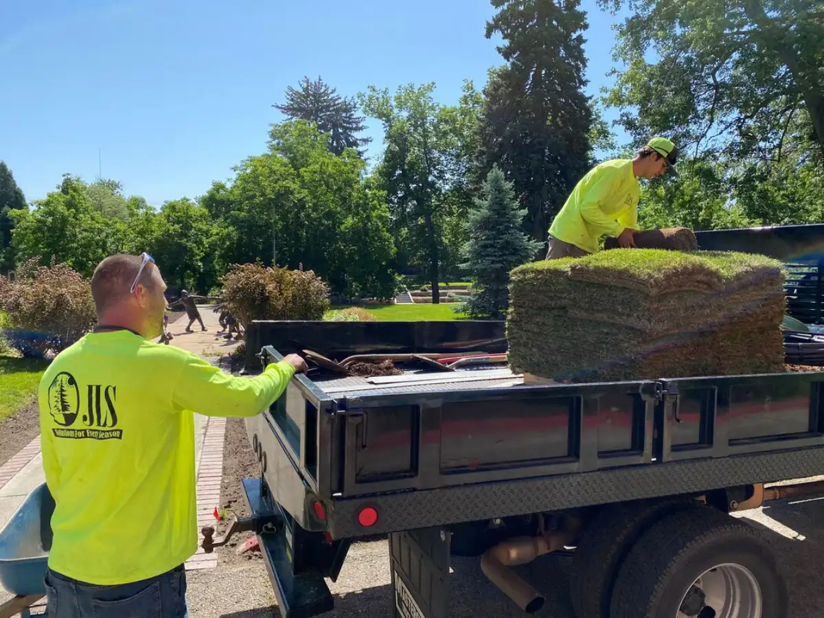 JLS team volunteering at Mount Saint Vincent Home in Denver