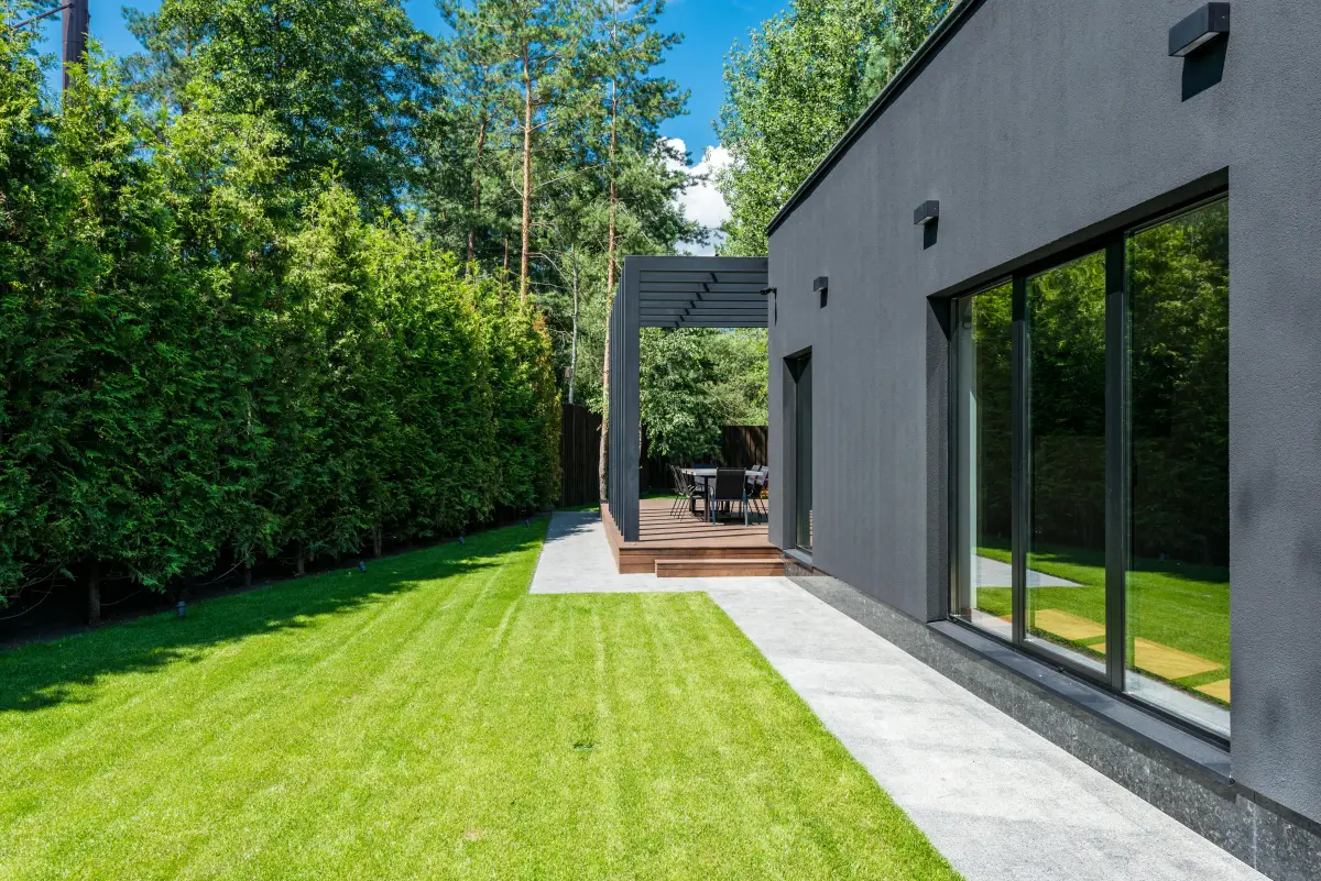 Professional commercial lawn care service by JLS Landscape in Denver