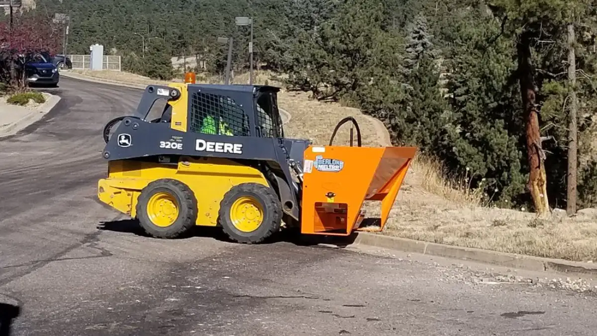 Heavy snow removal equipment for Monument Colorado Palmer Divide storms
