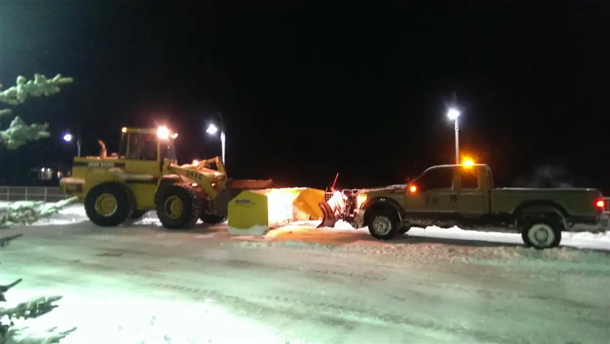 Commercial snow removal equipment serving Monument Colorado